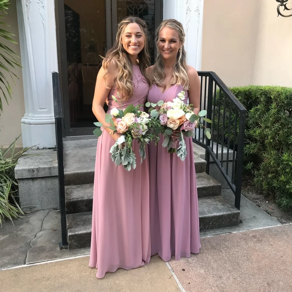 AZAZIE Vintage Muave Cora Dress Size 6 - Picture 6 of 8